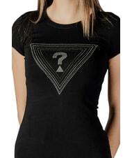 GUESS SS TRIANGLE OMBRE R3  Kurz&auml;rmeliges T-Shirt jetbla - T-Shirts und Tops f&uuml;r Damen - 3