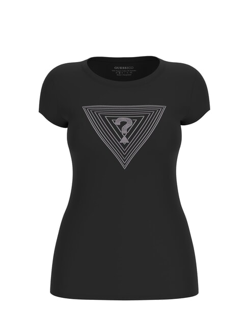 SS TRIANGLE OMBRE R3  Kurz&auml;rmeliges T-Shirt jetbla - T-Shirts und Tops f&uuml;r Damen