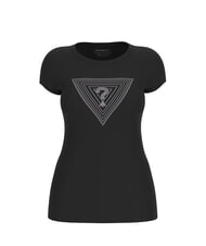 GUESS SS TRIANGLE OMBRE R3  Kurz&auml;rmeliges T-Shirt jetbla - T-Shirts und Tops f&uuml;r Damen - 4