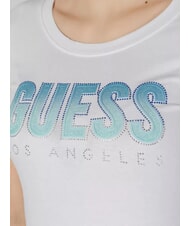 GUESS CN SS GLITTER  Baumwoll-T-Shirt purwei&szlig; - T-Shirts und Tops f&uuml;r Damen - 3