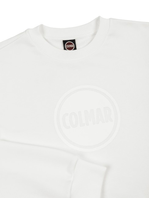 CONNECTIVE Sweatshirt mit Rundhalsausschnitt und Logo Wei&szlig; - Sweatshirts Herren