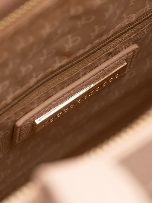 GRACE Umh&auml;ngetasche mit Nieten Beige - Damentaschen