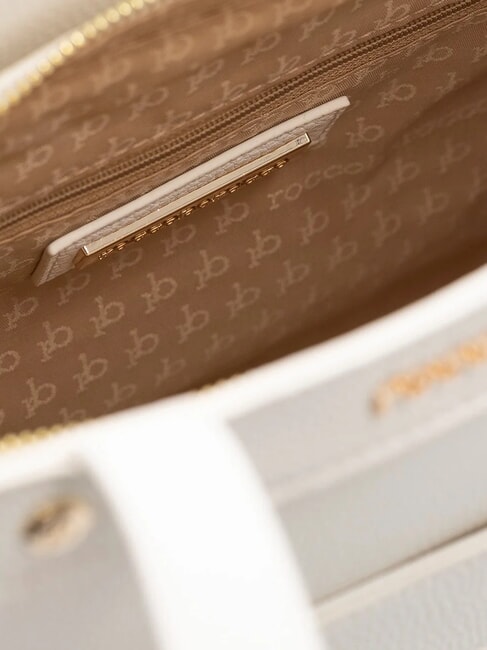 GRACE Umh&auml;ngetasche mit Nieten Wei&szlig; - Damentaschen