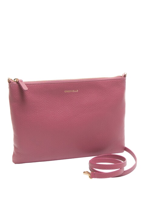 BEST CROSSBODY Minitasche aus Leder Fruchtfleisch rosa - Damentaschen