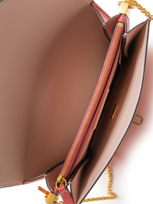 BEAT SOFT Umh&auml;ngetasche aus Leder Preiselbeeren - Damentaschen