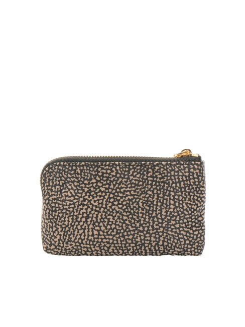 CLASSICA M&uuml;nzetui mit Schl&uuml;sselring OP / NATUR / SCHWARZ - Schl&uuml;sselanh&auml;nger und Schl&uuml;sseletuis