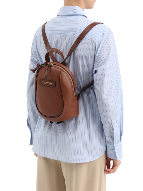 DOMITILLA Lederrucksack BRAUN - Damentaschen