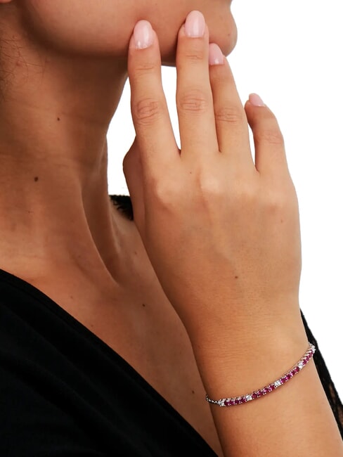 TESORI  925 Silber Armband Rot - Armb&auml;nder