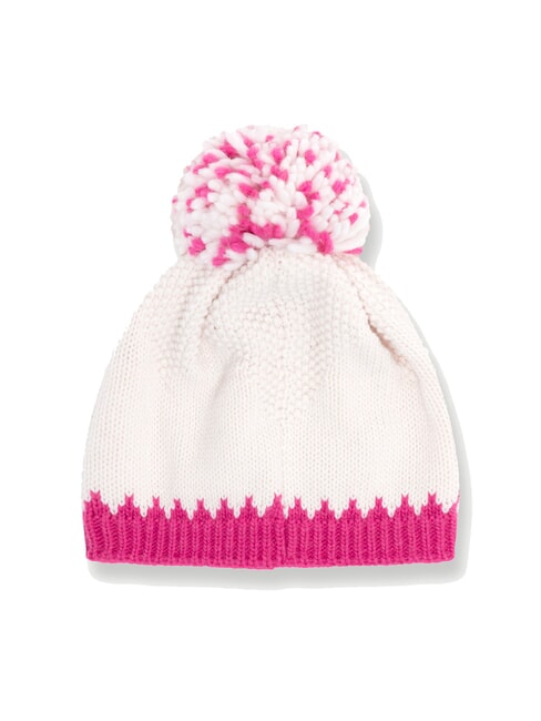 ARTHUR M&uuml;tze mit Bommel wei&szlig;e Framboise - M&uuml;tzen/H&uuml;te