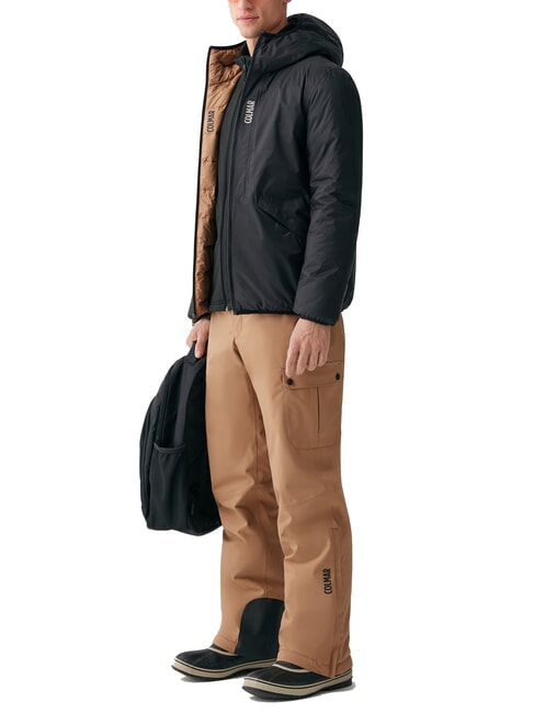 MAGNETIC Wendbare Ski-Daunenjacke schwarzes Marrakesch - Daunenjacken f&uuml;r Herren