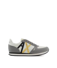 ARMANI EXCHANGE RIO Niedrige Turnschuhe neutrales Grau + gebrochenes Wei&szlig; - Herrenschuhe - 2
