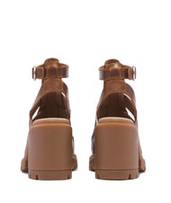 TIMBERLAND ALLINGTON Hohe Ledersandalen Rost voller Maserung - Damenschuhe - 4