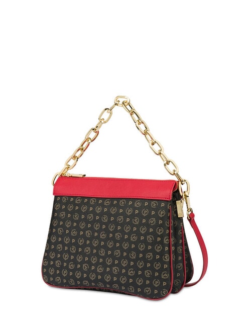 HERITAGE CLASSIC Umh&auml;ngetasche mit Schultergurt schwarzer Lack - Damentaschen