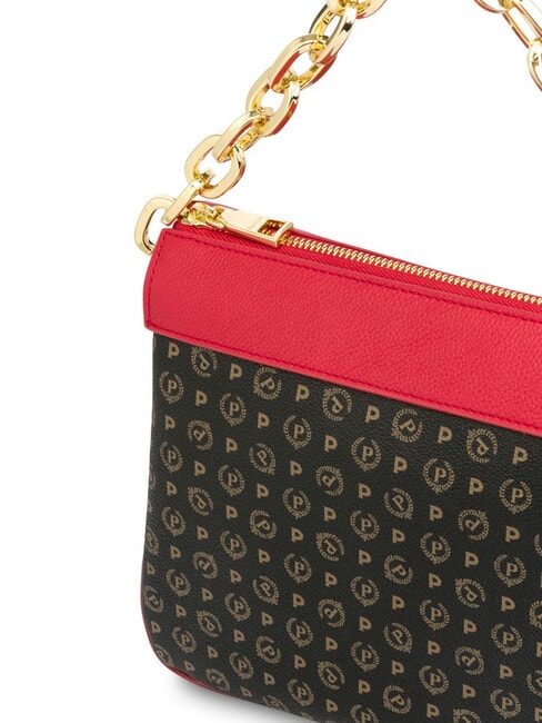 HERITAGE CLASSIC Umh&auml;ngetasche mit Schultergurt schwarzer Lack - Damentaschen