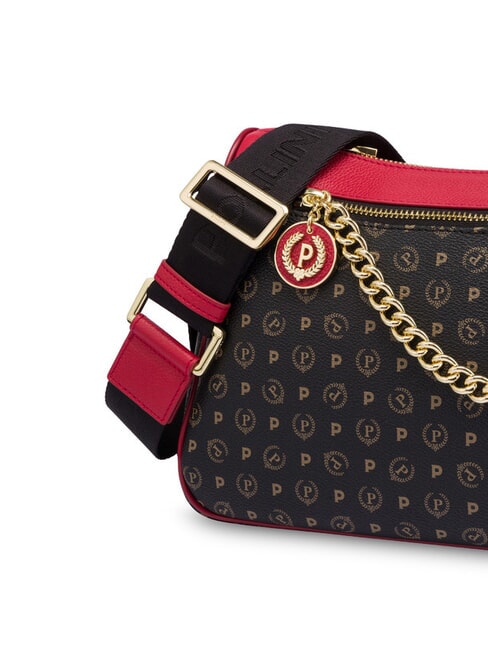 HERITAGE CLASSIC Umh&auml;ngetasche schwarzer Lack - Damentaschen