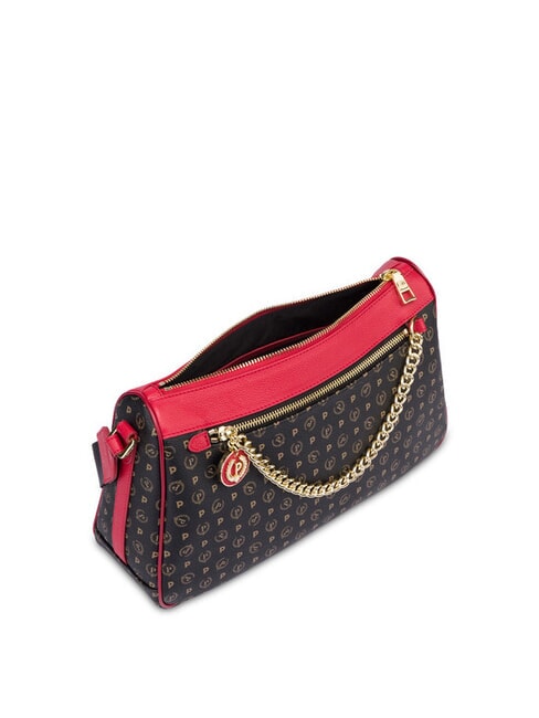 HERITAGE CLASSIC Umh&auml;ngetasche schwarzer Lack - Damentaschen