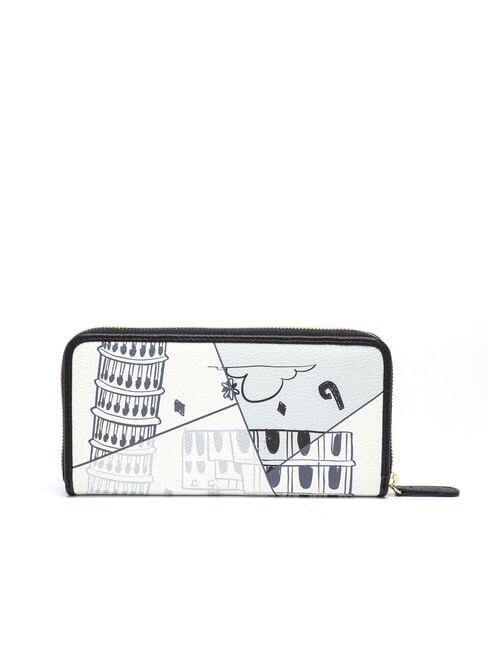 TUA CARTOLINE Italia Geldb&ouml;rse mit Rundum-Rei&szlig;verschluss multi - Brieftaschen Damen