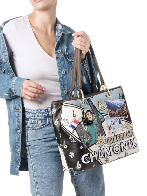 CARTOLINE Chamonix Umh&auml;ngetasche, mit Schultergurt multi - Damentaschen