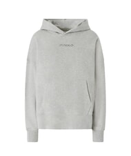 PINKO MAKAMBA Kapuzenpullover grauer Nieselregen - Sweatshirts Damen - 4
