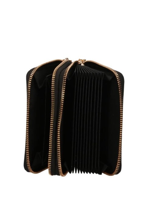 GOLDEN HEART Mittelgro&szlig;e Brieftasche mit Rundum-Rei&szlig;verschluss Schwarz - Brieftaschen Damen