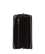 LOVE MOSCHINO GOLD LETTERING Geldb&ouml;rse mit Rundum-Rei&szlig;verschluss Schwarz - Brieftaschen Damen - 2