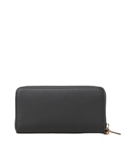 LOVE MOSCHINO GOLD LETTERING Geldb&ouml;rse mit Rundum-Rei&szlig;verschluss Schwarz - Brieftaschen Damen - 3