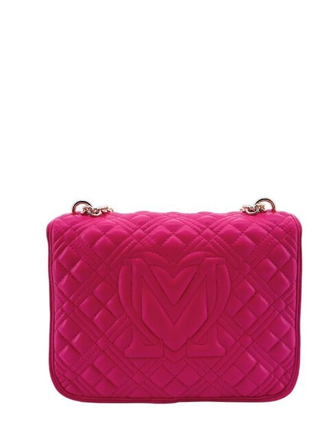 QUILTED GOLD CHAIN Schulter-/Umh&auml;ngetasche Magenta - Damentaschen