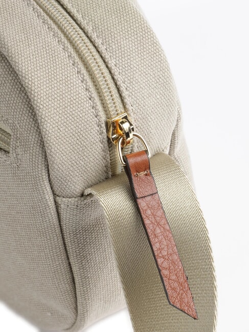 SORRENTO ERICA Kleine Umh&auml;ngetasche aus Canvas BEIGE - Damentaschen