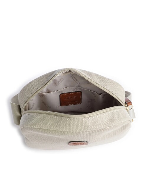 SORRENTO ERICA Kleine Umh&auml;ngetasche aus Canvas BEIGE - Damentaschen