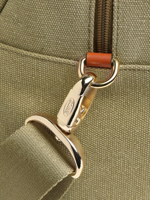 SORRENTO CAMILLA Umh&auml;ngetasche aus Canvas mit Schultergurt Olive - Damentaschen