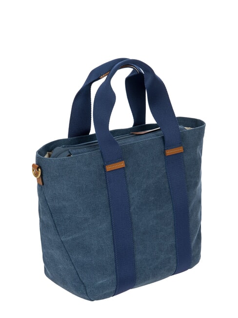 SORRENTO LUDOVICA Canvas Handtasche Einkaufstasche Blau - Damentaschen