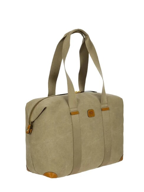 SORRENTO M Mittelgro&szlig;e Reisetasche aus Canvas Olive - Reisetaschen