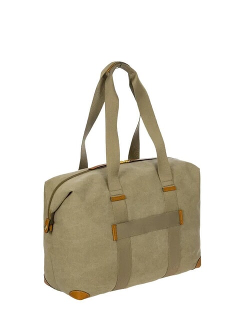 SORRENTO M Mittelgro&szlig;e Reisetasche aus Canvas Olive - Reisetaschen