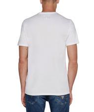 GUESS PIMA Baumwoll-T-Shirt mit gesticktem Logo purwei&szlig; - Herren-T-Shirts - 2