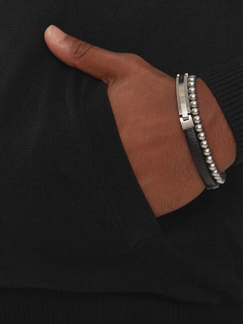 DARREL Rollkragen-Cardigan mit durchgehendem Rei&szlig;verschluss jetbla - Herrenpullover