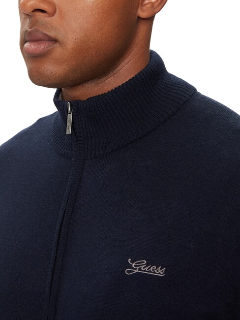 DARREL Rollkragen-Cardigan mit durchgehendem Rei&szlig;verschluss smartblue - Herrenpullover