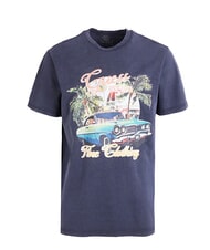 GUESS SUMMER T-Shirt mit Maxi-Print smartblue - Herren-T-Shirts - 4