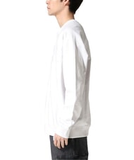 GUESS RAGLAN Rundhals-Sweatshirt aus Baumwolle purwei&szlig; - Sweatshirts Herren - 3