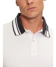 GUESS NOLAN Polo kurzarm gestreifter Kragen purwei&szlig; - Herren-Polo-Shirts/Herren-Polo-Shirt/Herrenpoloshirt/Herrenpoloshirts - 3