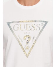 GUESS TRIANGLE T-Shirt mit Maxi-Print purwei&szlig; - Herren-T-Shirts - 3