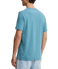 GUESS TRIANGLE T-Shirt mit Maxi-Print wilder Sturm blau - Herren-T-Shirts - 2