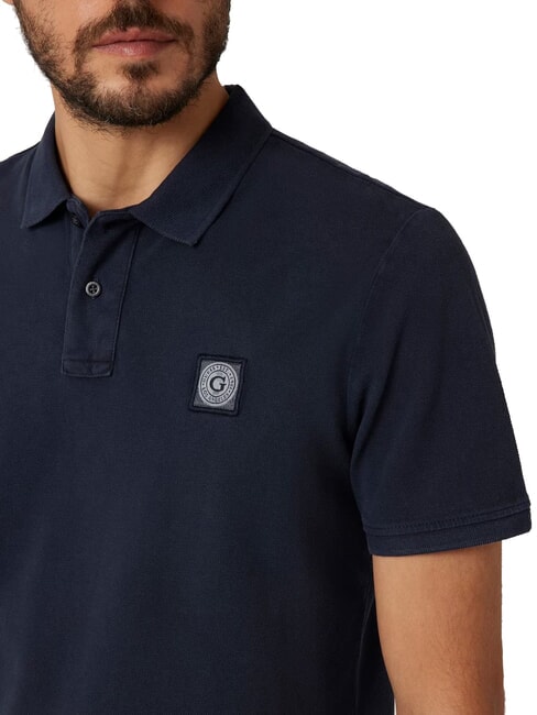 WASHED  Kurzarm-Poloshirt smartblue - Herren-Polo-Shirts/Herren-Polo-Shirt/Herrenpoloshirt/Herrenpoloshirts