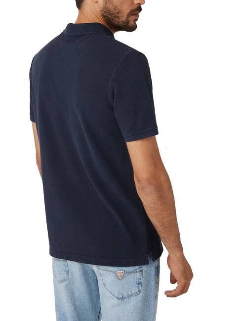 WASHED  Kurzarm-Poloshirt smartblue - Herren-Polo-Shirts/Herren-Polo-Shirt/Herrenpoloshirt/Herrenpoloshirts