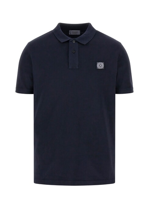 WASHED  Kurzarm-Poloshirt smartblue - Herren-Polo-Shirts/Herren-Polo-Shirt/Herrenpoloshirt/Herrenpoloshirts