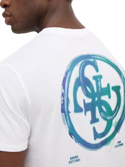 BASIC T-Shirt mit 4G-Logo-Print purwei&szlig; - Herren-T-Shirts
