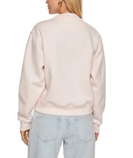 GUESS ICON Sweatshirt mit Rundhalsausschnitt Zur&uuml;ckhaltendes Rosa - Sweatshirts Damen - 2