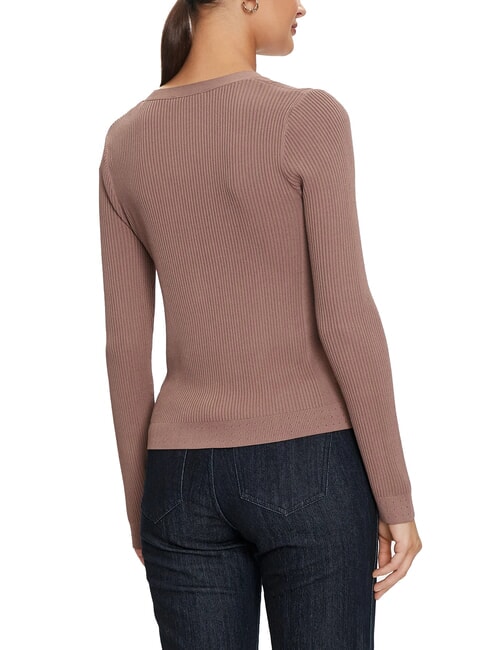 KAILEY Gerippter Cardigan mit Kn&ouml;pfen Eisen - Damenpullover
