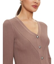 GUESS KAILEY Gerippter Cardigan mit Kn&ouml;pfen Eisen - Damenpullover - 3