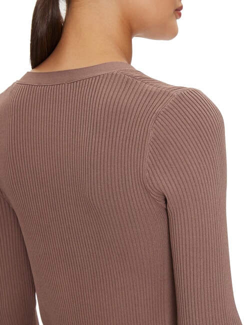 KAILEY Gerippter Cardigan mit Kn&ouml;pfen Eisen - Damenpullover