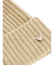 GUESS LUREX M&uuml;tze aus Wollmischung BEIGE - M&uuml;tzen/H&uuml;te - 3